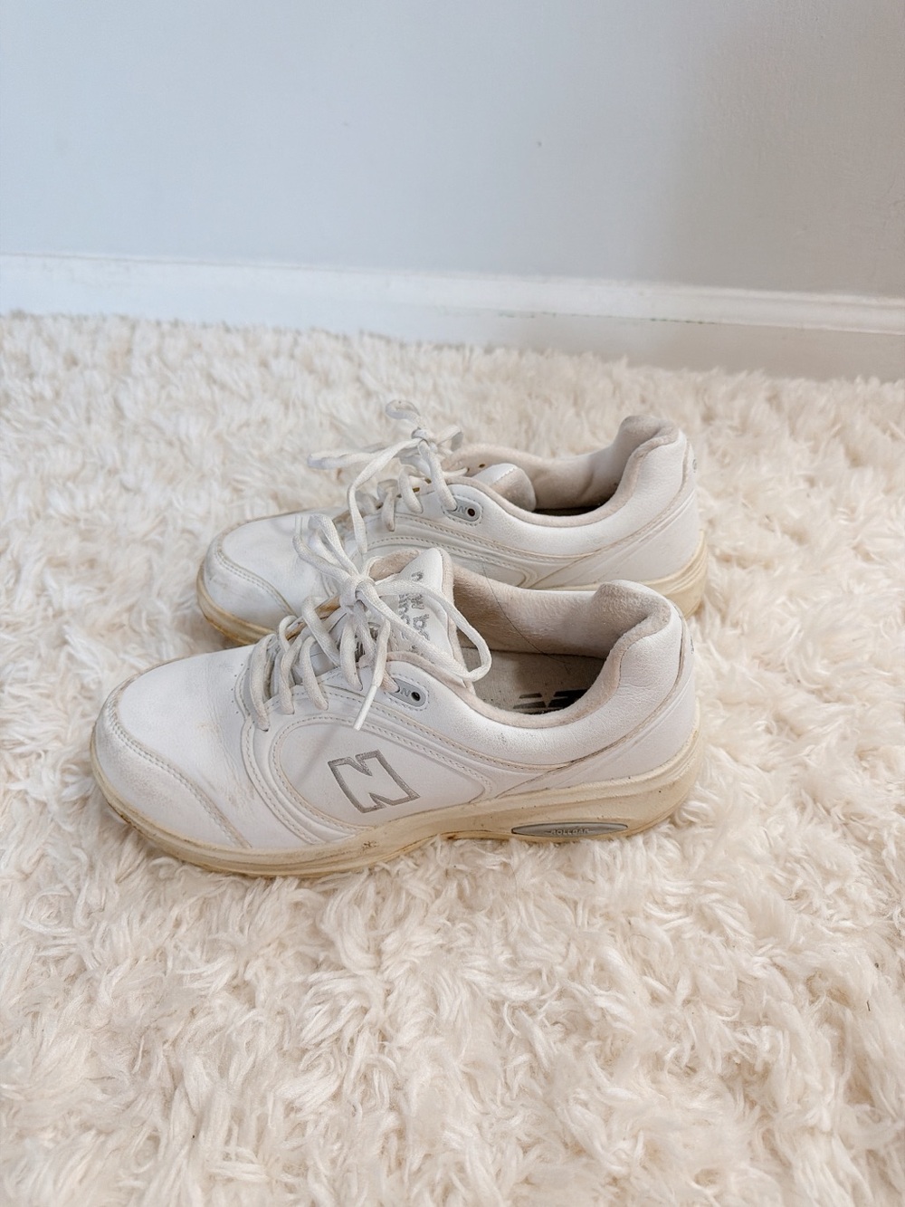 New Balance White Cream Women's Sneakers
